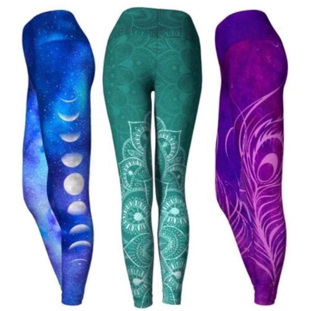 PRICE DROP!! Moon Phases Leggings with High Waistband